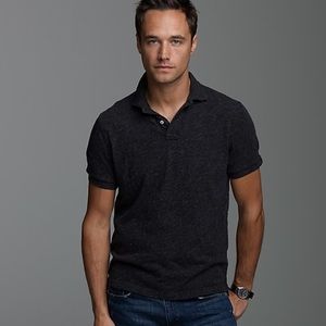 💥J. Crew Jasper Jersey Polo Medium Gray